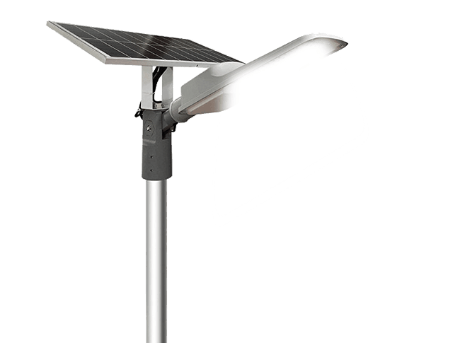 split solar street light